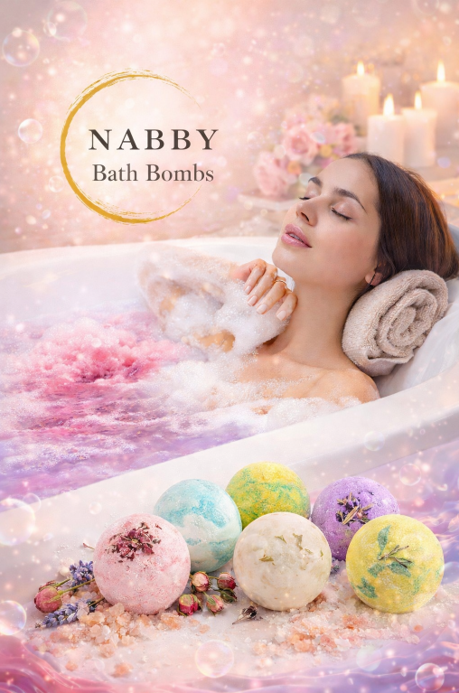 NABBY Bath Bombs – Luxury Handmade Bath Bomb Set