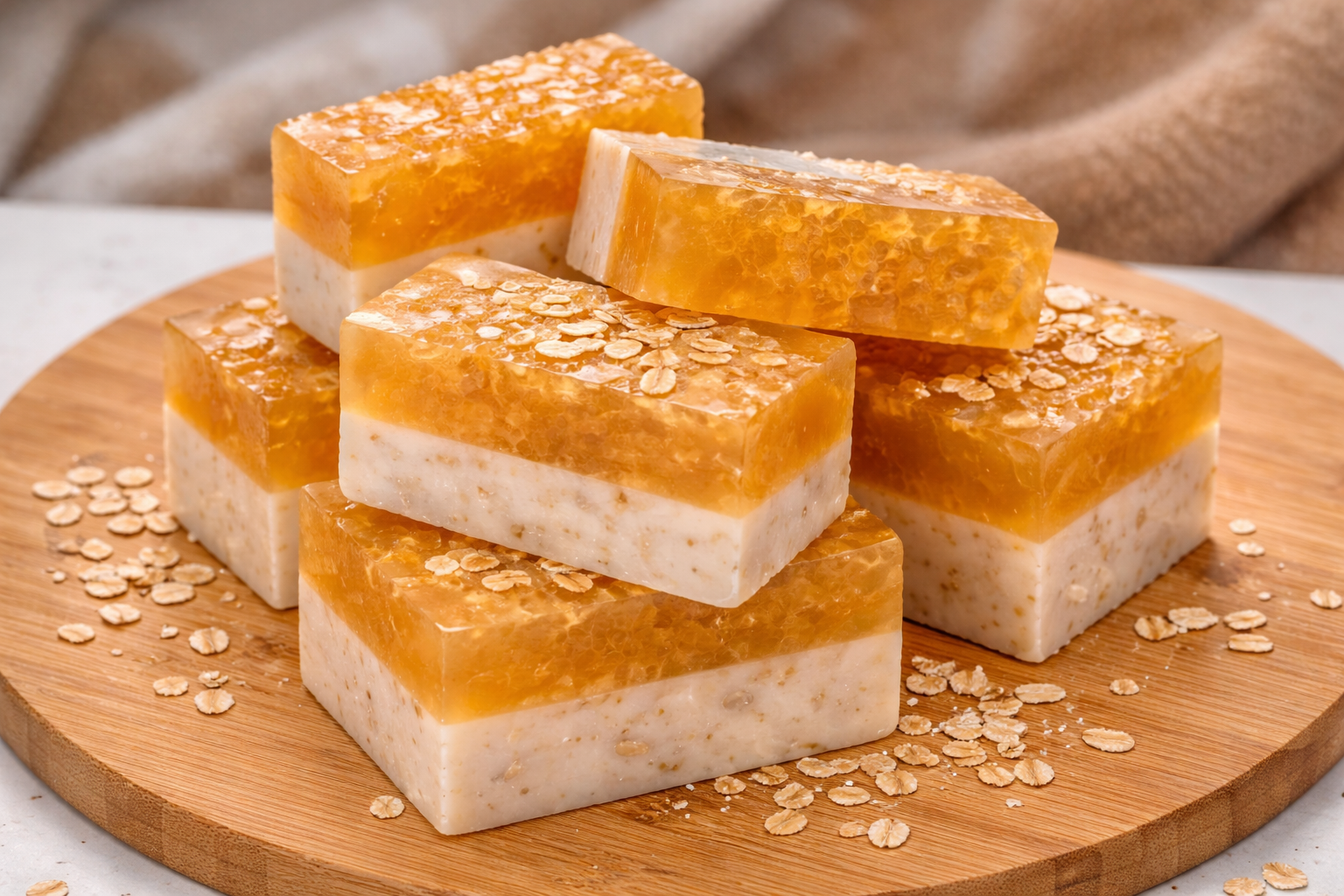 Honey & Oatmeal Handmade Soap